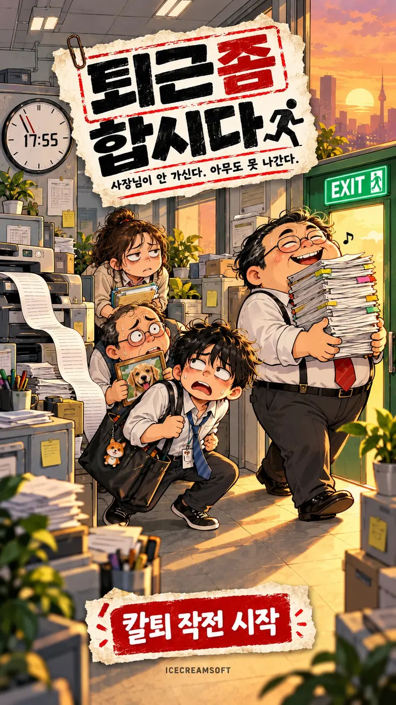 「퇴근 좀 합시다」 타이틀 원화