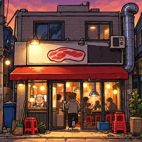 고깃집 경영 게임 「살려라 고깃집」 화면 7