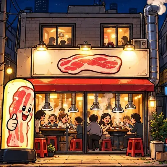 고깃집 경영 게임 「살려라 고깃집」 화면 8